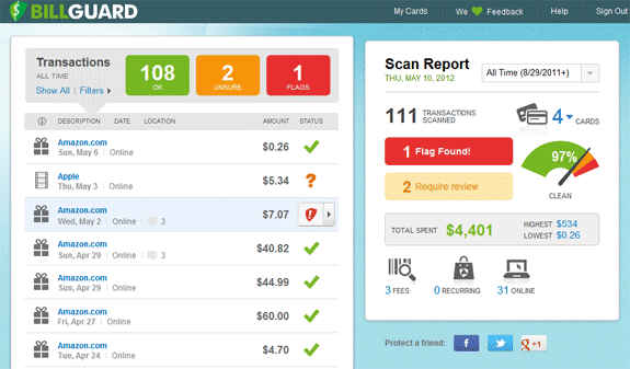 billguard-screenshot billguard screenshot