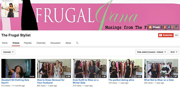 thefrugalstylist youtube