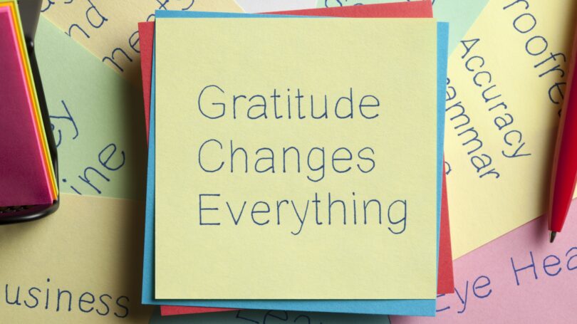 Gratitude Changes Everything Post It Memo