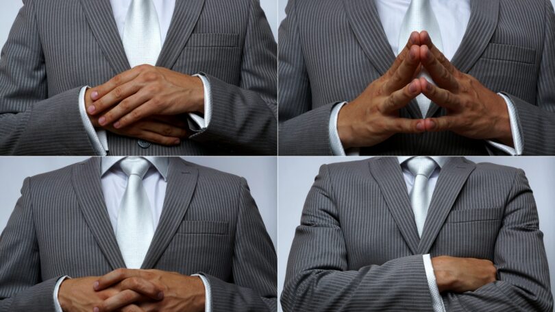 Man Posture Hands Suit Body Language