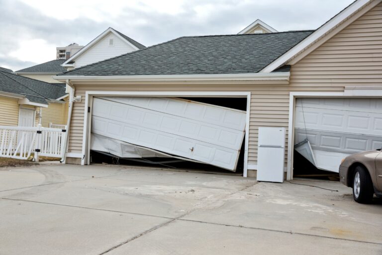 Damaged Home Garage Doors