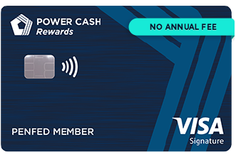 Penfed Power Cash Rewards Visa Signature Card